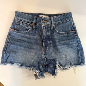 Madewell Denim shorts size 25
